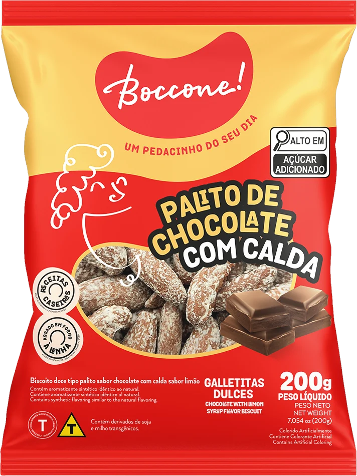 Embalagem Biscoito Palito Chocolate com Calda