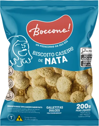 Embalagem Biscoito Caseiro Nata