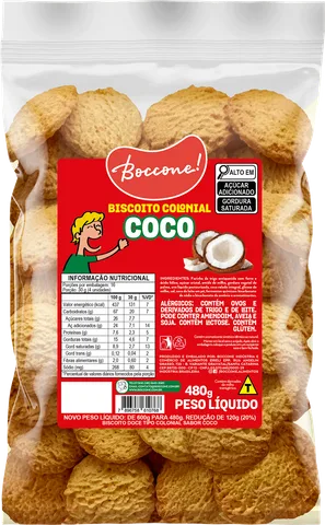 Embalagem Biscoito Colonial Coco