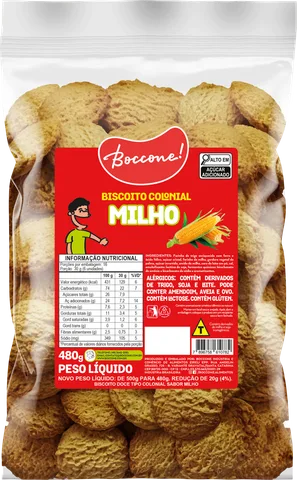 Embalagem Biscoito Colonial Milho