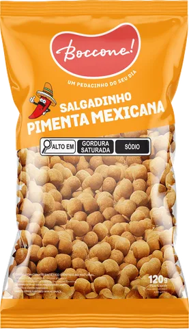 Embalagem Salgadinho de Trigo Pimenta Mexicana