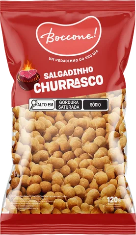 Embalagem Salgadinho de Trigo Churrasco